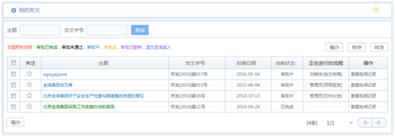華天動力OA系統試用筆記之公文發文篇