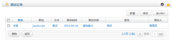 華天動力OA系統試用筆記之招聘管理篇