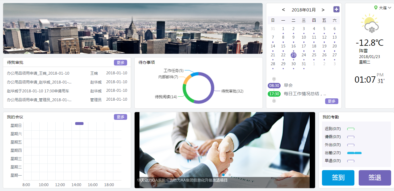 OA系統：企業高管使用頻率最高的管理系統