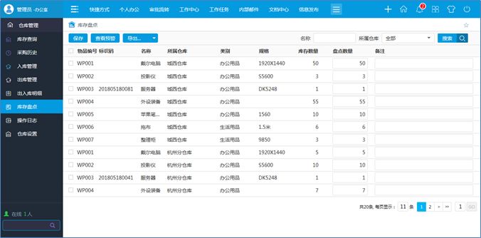 單位倉庫管理有點亂？政務OA系統來搞定