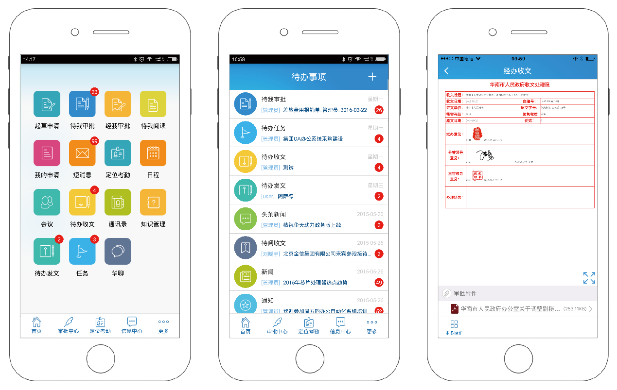 華天動力政務OA系統自動化公文流轉，讓機關工作人員少跑腿