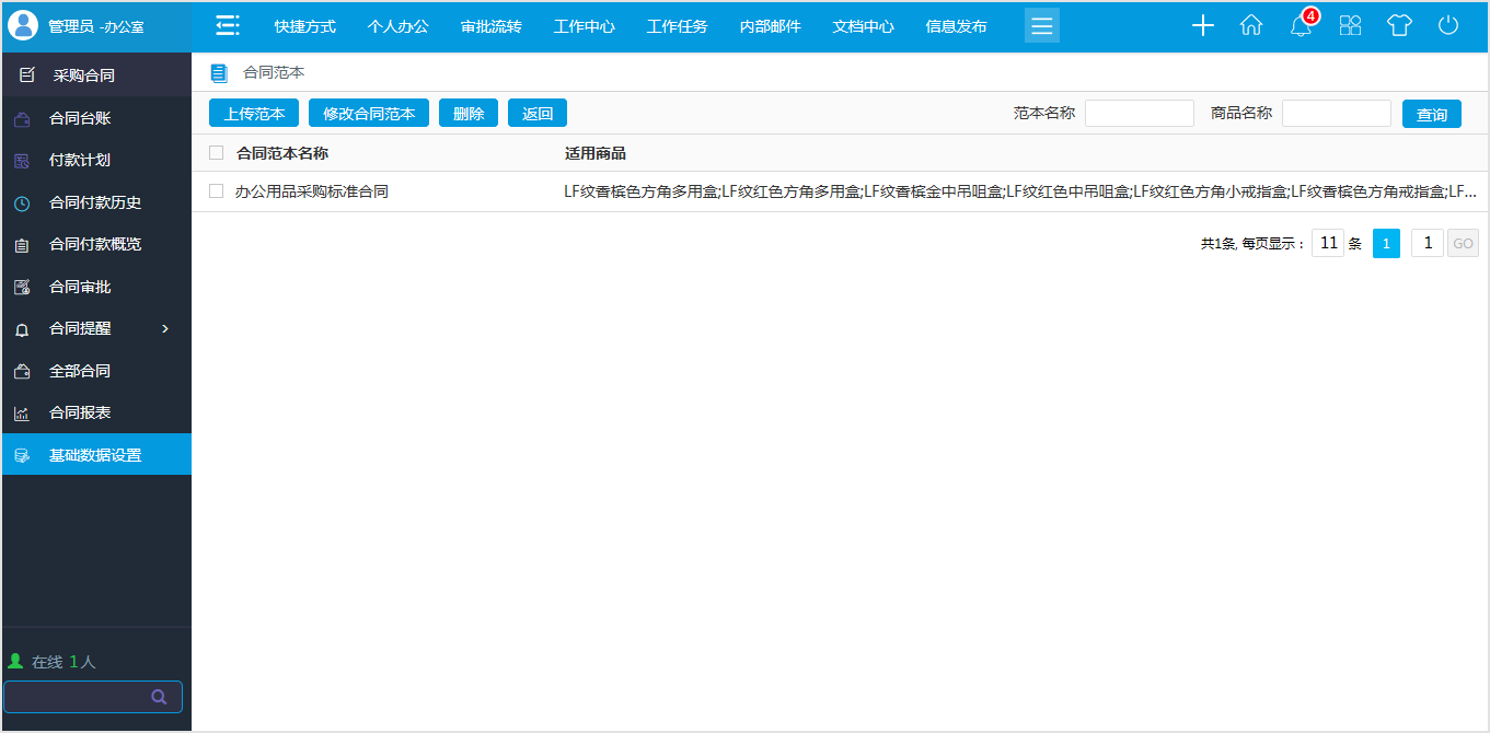 OA系統管理采購合同有什么特別之處?